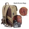 Camera, Drone, Laptop, Waterbottle Backpack, Camera Backpack with Laptop Compartment, DSLR/Drones/Tripod Backpack (Khaki,28 * 16 * 43cm) view 4