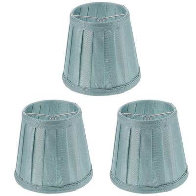 ULDIGI 3pcs Lamp Shade Elegant Pleated Cloth Lampshade for Ceiling and Wall Lighting for Decor Easy to Install Mediterranean