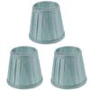 ULDIGI 3pcs Lamp Shade Elegant Pleated Cloth Lampshade for Ceiling and Wall Lighting for Decor Easy to Install Mediterranean view 1
