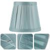ULDIGI 3pcs Lamp Shade Elegant Pleated Cloth Lampshade for Ceiling and Wall Lighting for Decor Easy to Install Mediterranean view 4