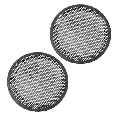 2pcs Speaker Grill Mesh Protector Cover for Home Audio and Car Speakers Prevents Damage to Easy Installation Suitable for Audio Applications Random Style