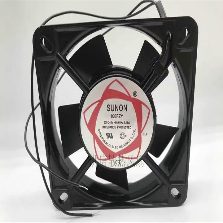 100FZY 220-240V 50/60HZ 0.10A 110 * 25MM 2-Wire AC Cooling Fan
