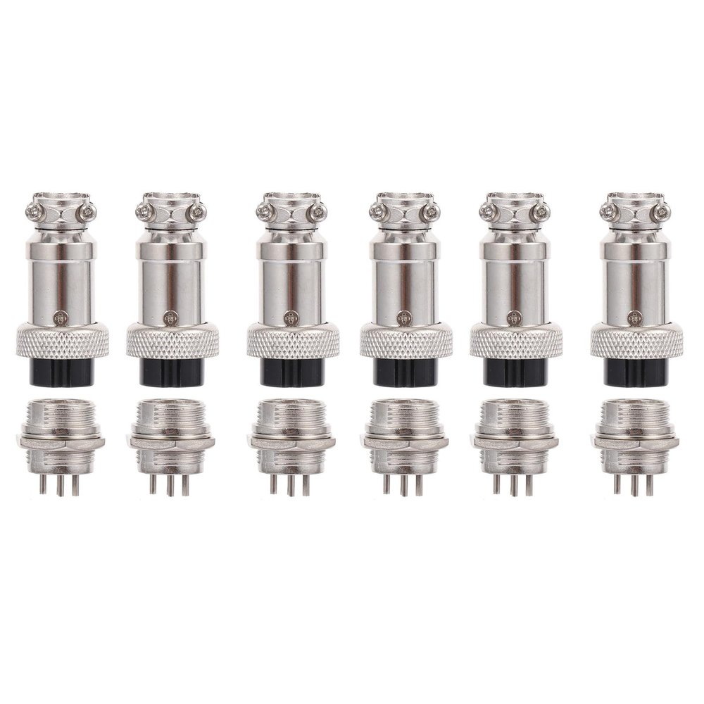 Hoement 12pcs Pin Aviation Connector Set Electrical Wire Joint for Telecommunication and Automotive Applications