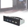 5.25" Media Dashboards USB 3.1 Front Panel 2 USB3.0 + 2 USB2.0 + TypeC TypeE for PC Desktop 5.25" ROM Bay view 2