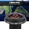 5MP HD Fisheye Security Camera Lens 1.7mm Focal Length 185CCTV Lens for Fisheye Security Cam view 3