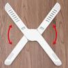 3pcs Laptop stand heighten bracket heat dissipation foldable portable base view 3