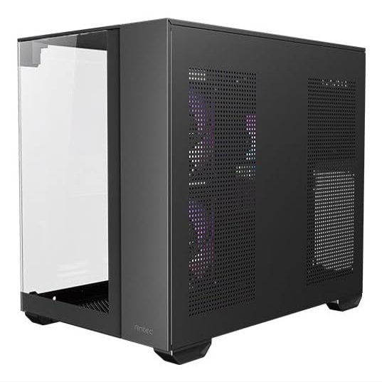 Antec CX600M Trio ARGB Desktop Computer Case, Mini Tower, Micro-ATX, ITX, 3X Vent ARGB, No Source, Black