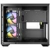 Antec CX600M Trio ARGB Desktop Computer Case, Mini Tower, Micro-ATX, ITX, 3X Vent ARGB, No Source, Black view 2