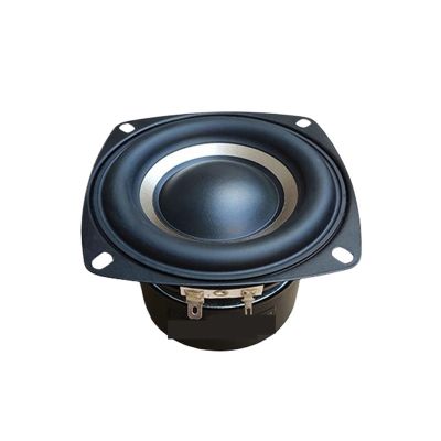 SLENIPTAR Speaker Voice Coil Subwoofer Speaker 100W 4 Inch Bass Subwoofer Speaker 4Ohm 8Ohm 4 Layer Voice Coil Bass Speaker Car Audio Home Theater Speaker Components(4Ohm Square)