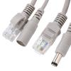 5M/10M/15M/20M RJ45+DC Ethernet CCTV Cable for IP Cameras NVR System 10Mbps100Mbps (15M) view 2