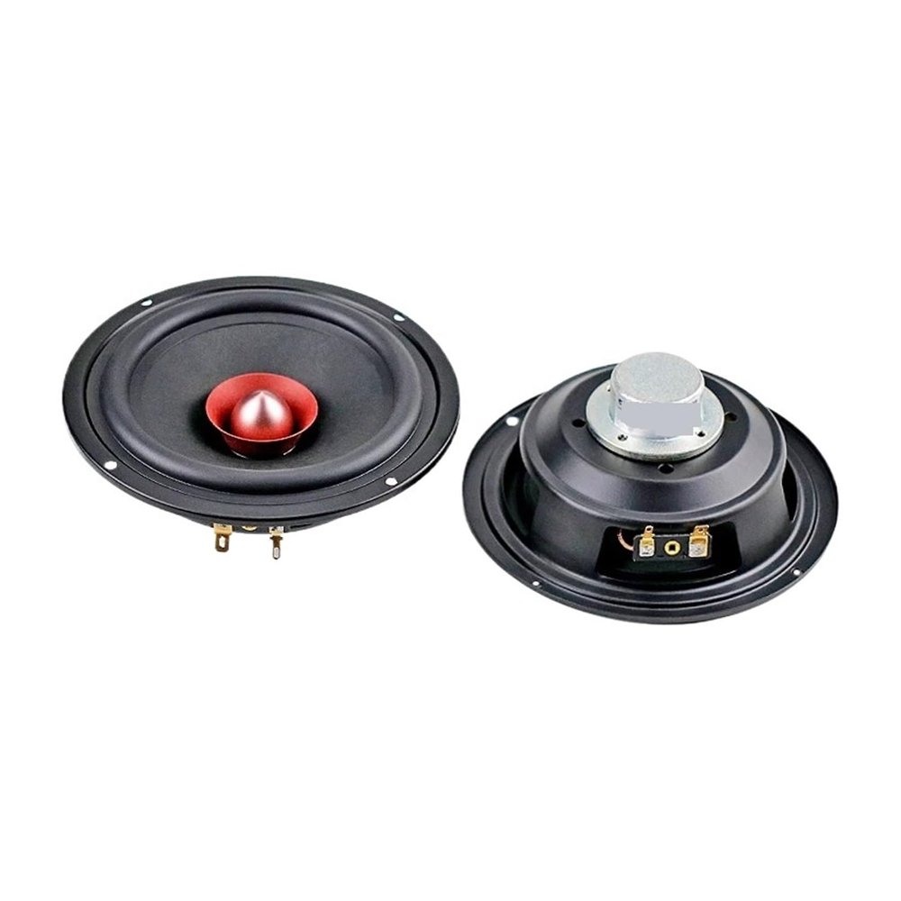 SLENIPTAR Speaker Voice Coil 5.25 Inch Full Range Speaker 4Ohm Speaker 25mm Voice Coil Full Frequency Audio 20-40W 2pcs Speaker Components