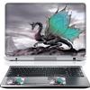 14 Inch Laptop Skin Sticker Cover Premium Sticker Cover Art Decal Decorative (Included 2 Wrist Pad Skins) - Flying Dragon view 1