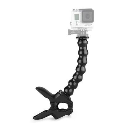 Adjustable Jaws Clamp Mount Flexible Goose Neck Fit for GoPro HD Hero XIAOMI 5/4/3+