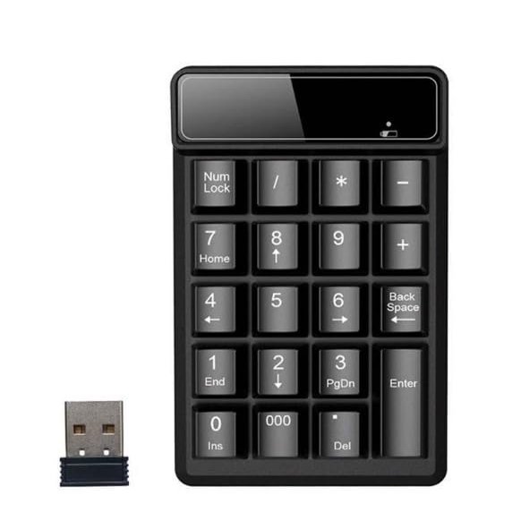 2.4G 19 Key Number Numeric Keypad Keyboard for Laptop/Notebook Pc Computer