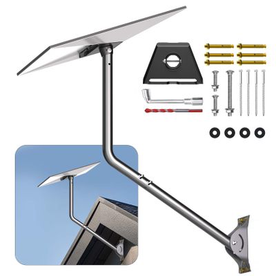 Adjustable Gen 3 Mount Kit for Standard Compatible with Standard V3 Dish  Aluminum Pole Adapter for Wall, Roof, or Pole Installation  Includes Hardware & Tools