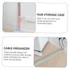 Hoement Cord Clip Organizer Cable Boxes Wire Organizers for Cords Data Cable Home Office Use view 2