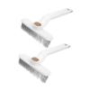 FELTECHELECTR 2pcs Rotatable Cleaning Brushes for Gaps and Grooves Ergonomic Handle Design for Effortless Cleaning of Window Tracks and Corners Compact and Lightweight Crevice Tools view 1