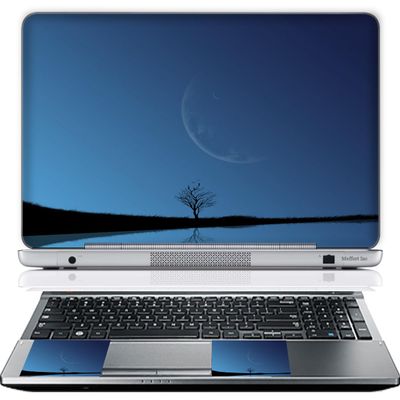 14 Inch Laptop Skin Sticker Cover Premium Sticker Cover Art Decal Decorative (Included 2 Wrist Pad Skins) - Night Sky View
