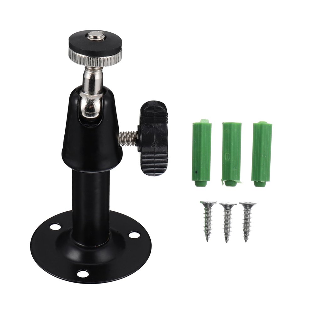 Hoement 4pcs Mount Bracket Swivel Security Wall Holder for Indoor Weatherproof Design for Easy Installation