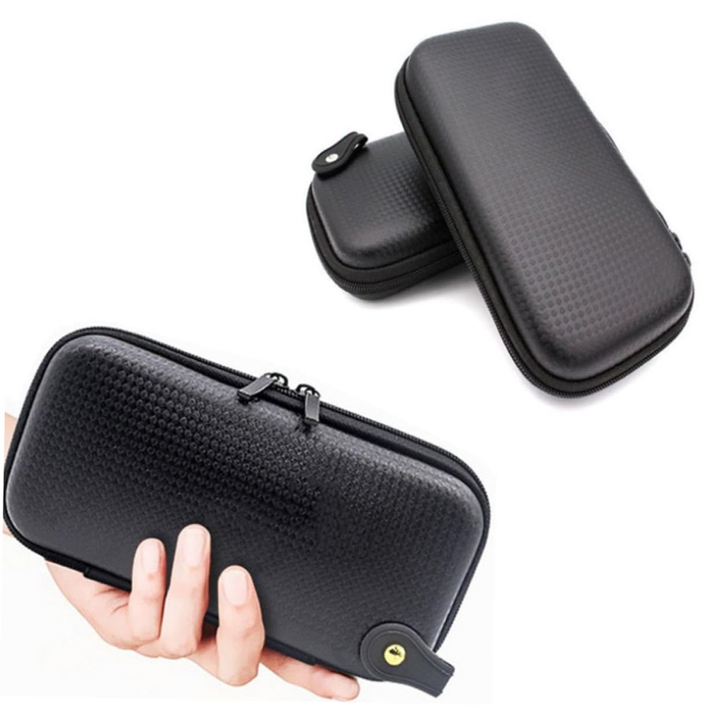 KICHOUSE Eva Material Digital Accessories Storage Bag Headphone Pouch USB Cable Case