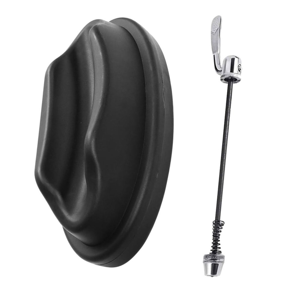 balacoo Professional Bike Trainer Mat Bike Front Wheel Block Non-Slip Design Maximize Indoor Training Stability