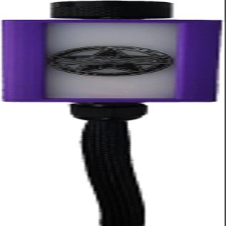 Sky High Car Audio Premium Bass Knob with Voltmeter and RGB LEDs (Purple)