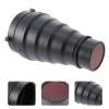 FELTECHELECTR Aluminium Alloy Flash Diffuser Tube with Honeycomb Grid Bounce and Diffuse Flash Lighting view 3