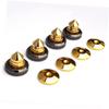 Hoement 4pcs Pure Speaker Spikes Stand Feet Pad Turntable Isolation Pads Audio for Speaker view 3
