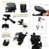 VILLFUL Tripod Stand Holder for Cameras Smartphones Lightweight Portable Design with Phone Clamp for Travel Outdoor Shooting Group Photos view 2