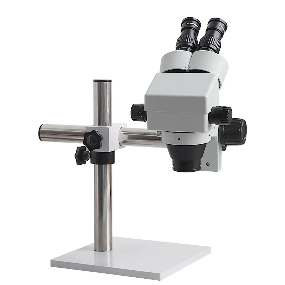 Jewelry Inspection Microscope, Multi-Directional Microscope with Bracket, 7X-45X Continuous Zoom Function and 165mm Working Distance, Flexible Adjustment Bracket, for Jewellery and Diamonds