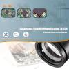 Jewelry Inspection Microscope, Multi-Directional Microscope with Bracket, 7X-45X Continuous Zoom Function and 165mm Working Distance, Flexible Adjustment Bracket, for Jewellery and Diamonds view 3