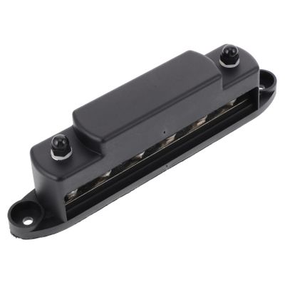 ULTECHNOVO Rv Yacht Power Distribution Block Nylon Base Terminal Block High Temperature Resistant Busbar for Applications Easy Installation Reliable Electrical Connections