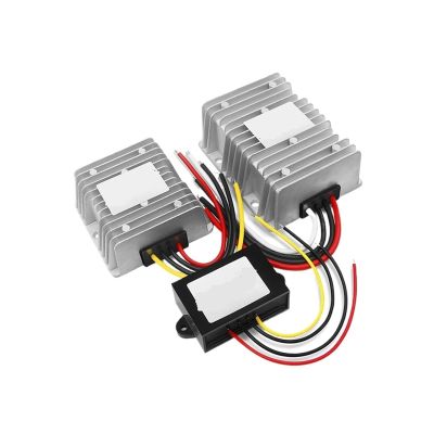 DC DC Converter 60V to 36V Step Down Voltage Regulator 1A to 25A Buck Power Reducer Inverter Module for Solar Motor(18A Aluminum XL)
