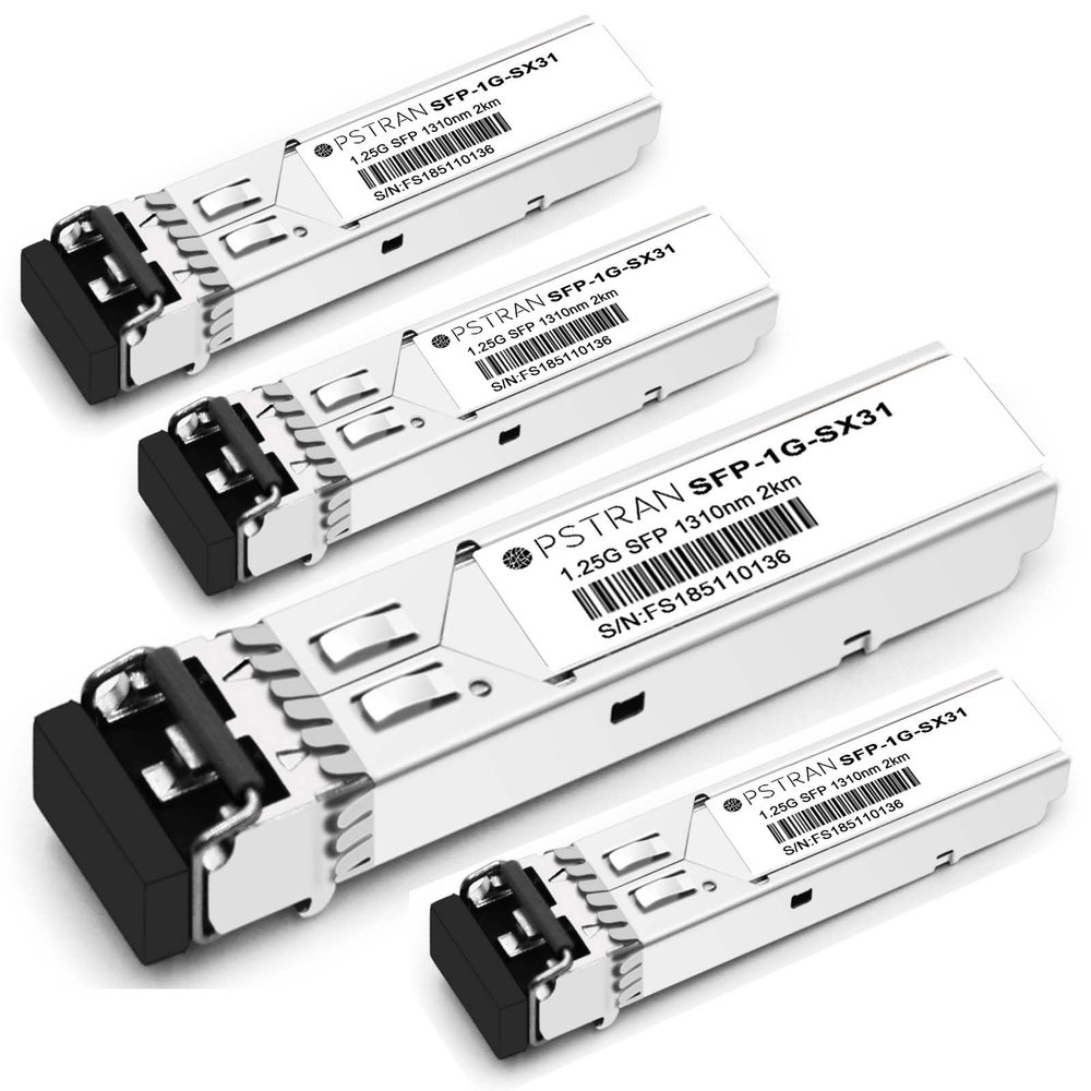 OPSTRAN 1000BASE-SX SFP Optical Transceiver Module Compatible with Alcatel-Lucent SFP-GIG-EXTND 1310nm 2km DDM Duplex LC MMF 4 Pack