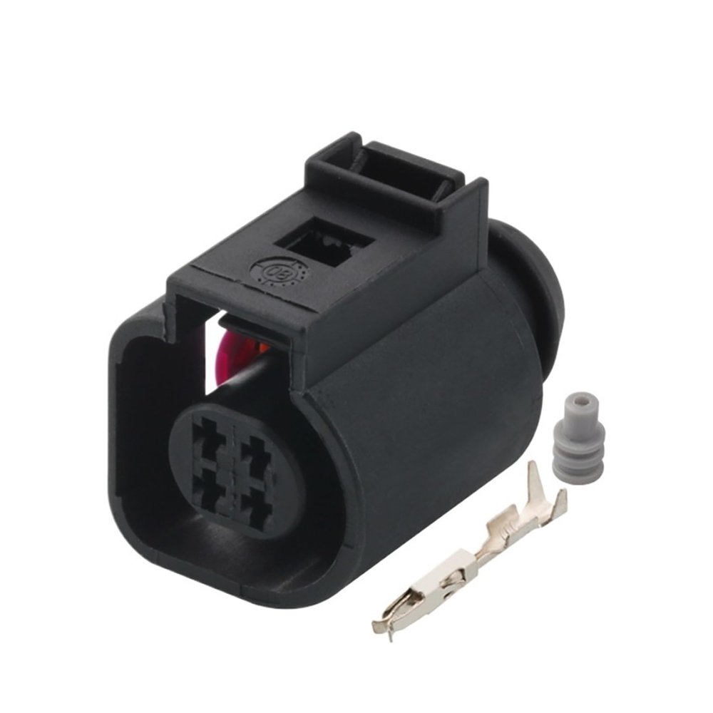 1/5/10 Set 4 Pin Auto Water Temperature p/Lug Sealed Electrical Male Female Connector 4B0973812 4B0973712(Female,20 Sets)