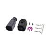 1/5/10 Set 4 Pin Auto Water Temperature p/Lug Sealed Electrical Male Female Connector 4B0973812 4B0973712(Female,20 Sets) view 2
