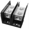 Power Distribution Block - 2 Pole - 420A 600V - (1) 600 to #2 AWG / (1) 600 to #2 AWG - Thermoplastic - Open Style. view 1