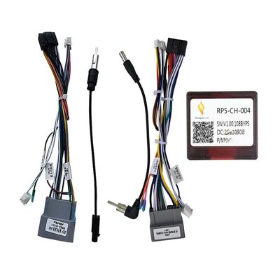 16pin Car Stereo Radio Power Retrofit Wiring Harness Adatper fits for Jeep Wrangle Chrysler 300C Dodge Jeep Compass Patriot Commander Grand Cherokee