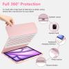 BQSS for iPad Pro 13 inch Case with Keyboard (M5/M4, 2025/2024), 7 Colors Detachable Backlit Keyboard for iPad Pro 13, Flip Stand Case with Pencil Holder, Auto Sleep/Wake, Multi-use Mode, Pink view 4
