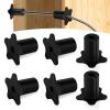 6pcs Cable Routing Kit for Starlink, Silicone Cable Feed Pass Through Bushings Cable Grommet for 5/8 Inch Cables Wall Hole Cable Routing Kit Accessories for Starlink Ethernet Cables (Black) view 1