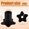 6pcs Cable Routing Kit for Starlink, Silicone Cable Feed Pass Through Bushings Cable Grommet for 5/8 Inch Cables Wall Hole Cable Routing Kit Accessories for Starlink Ethernet Cables (Black) view 2