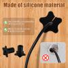 6pcs Cable Routing Kit for Starlink, Silicone Cable Feed Pass Through Bushings Cable Grommet for 5/8 Inch Cables Wall Hole Cable Routing Kit Accessories for Starlink Ethernet Cables (Black) view 4