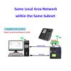 KKKMart WiFi 2000mAh Battery Face Time Attendance Machine System Fingerprint Employee Electronic Time Clock Management System for Employees Small Business view 3
