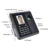 KKKMart WiFi 2000mAh Battery Face Time Attendance Machine System Fingerprint Employee Electronic Time Clock Management System for Employees Small Business view 4