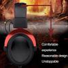 PUSAPA Head-Mounted Gaming Headset Wired,Noise Reduction with Microphone Notebook Desktop Computer Headset(Red) view 3