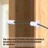 6pcs Starlink Cable Routing Kit, Silicone Feed Pass Through Bushings Grommet for 5/8 Inch Wall Hole, Ethernet Cable Accessories (White) view 3