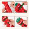 Flashlight Projector for Kids, Christmas Projection Flashlight, 24 Different Christmas Tree Santa Claus Christmas Image Patterns, Kids Projector Flashlight for Christmas Gift Birthday Party (red) view 2