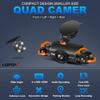360 Dash Cam Front and Rear Inside,LOFOV 4 Channel Camera FHD 1080P,Front Left Right and Rear,Free 64GB SD Card,Multi-Ch Dash Camera for Cars,Black Box Trafflc Recorder,Night Vision,24H Parking Mode view 2