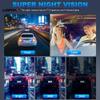 360 Dash Cam Front and Rear Inside,LOFOV 4 Channel Camera FHD 1080P,Front Left Right and Rear,Free 64GB SD Card,Multi-Ch Dash Camera for Cars,Black Box Trafflc Recorder,Night Vision,24H Parking Mode view 4