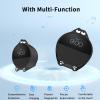 for All-New Ech-o Spot(2024 Release) Case Cover,NOUKAJU Silicone Protective Case, Smart Speaker Case, Drop-Proof, Scratch-Proof,Reserved Charging Port, Dust-Proof (Black) view 2